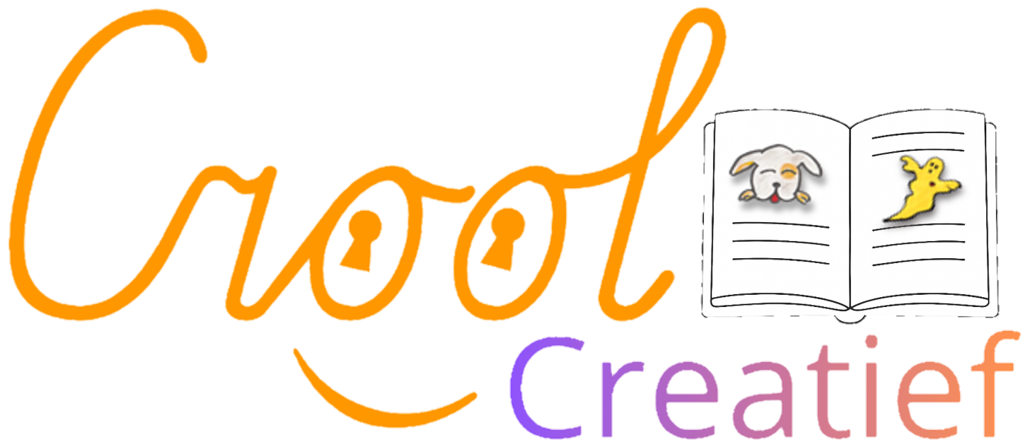 Logo Crool Creatief met boek